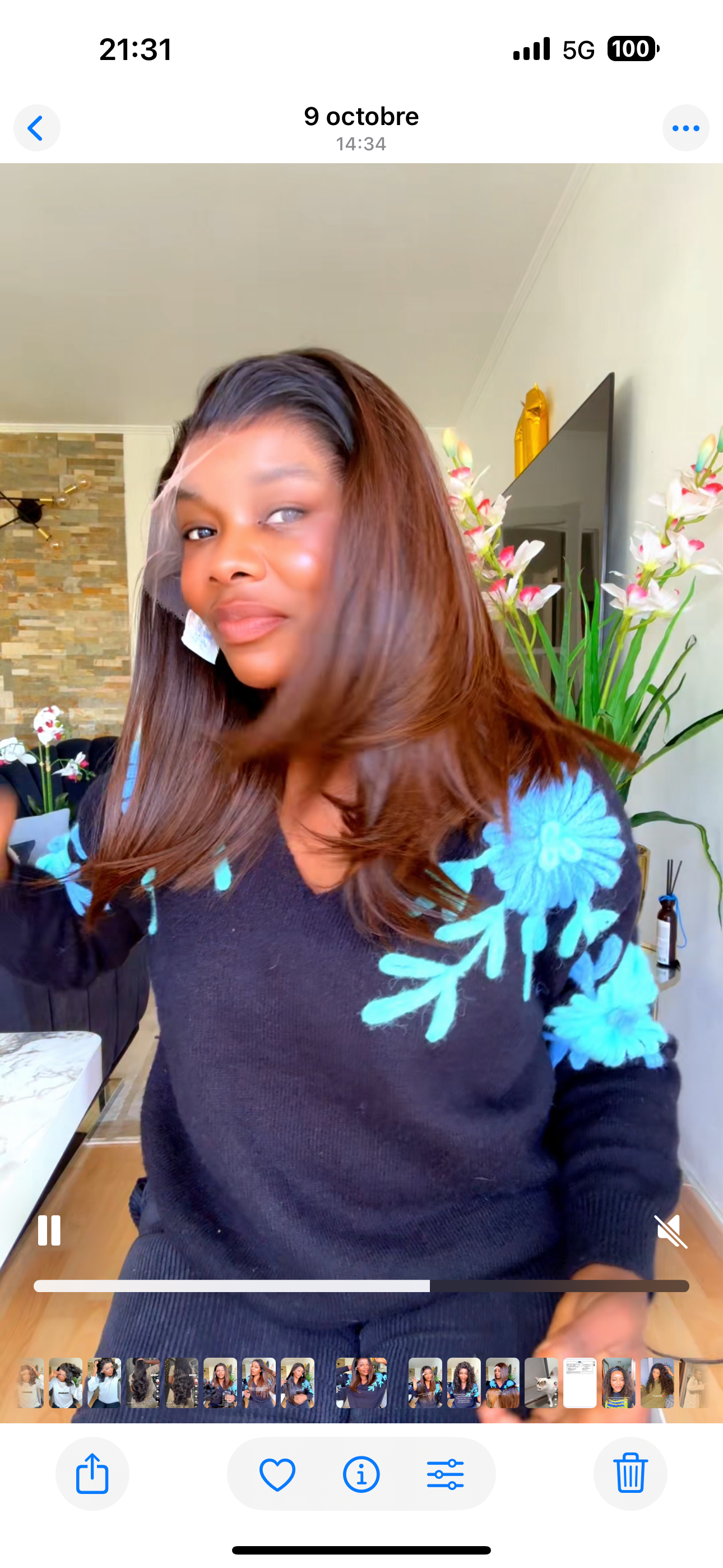 ✨ Perruque Frontal HD raide ✨