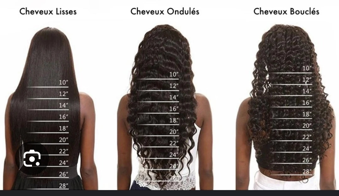 Perruque frontal HD wavy