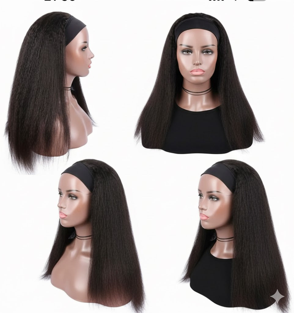 Perruque Bandeau cheveux africains