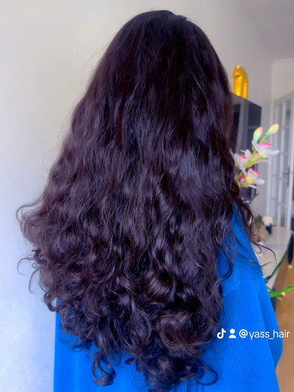 Perruque frontal HD Wavy