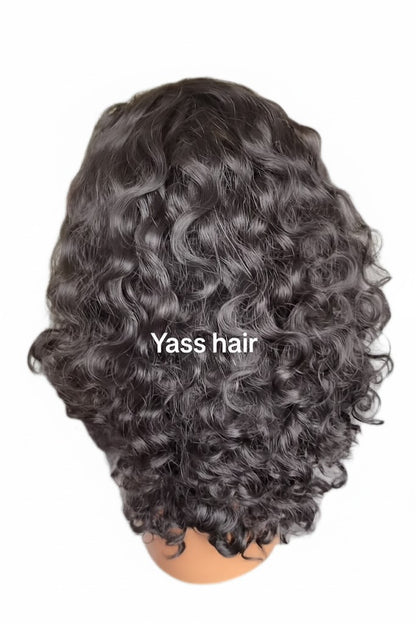 Perruque Demi-Tête Baby curly Indienne