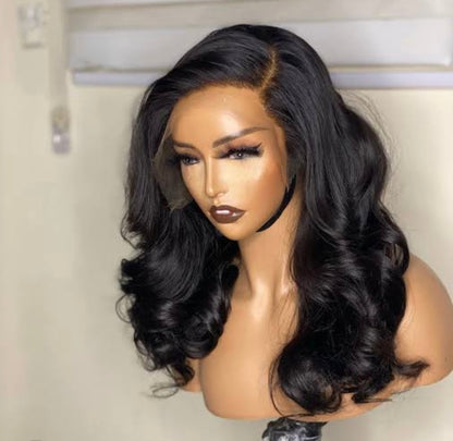 Perruque frontal HD wavy