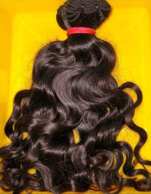 Wavy Raw Hair
