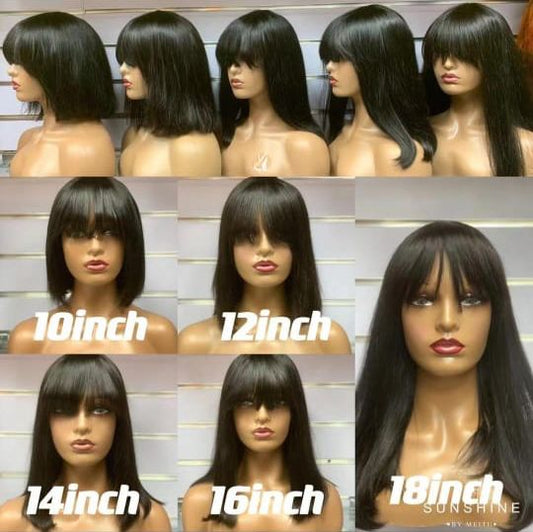 ✨ Perruque Mireille frange✨