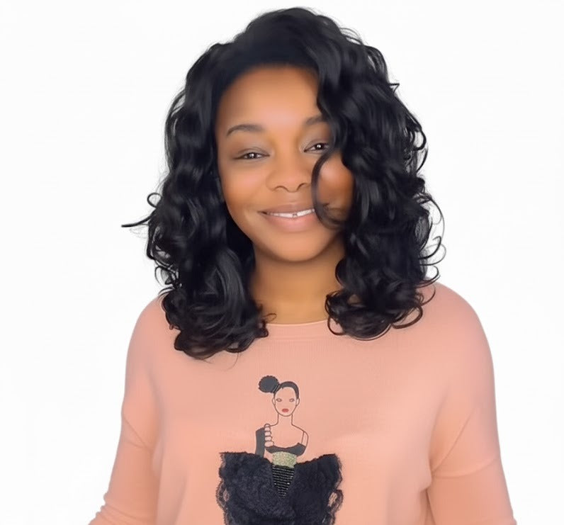 Perruque Demi-tête wavy