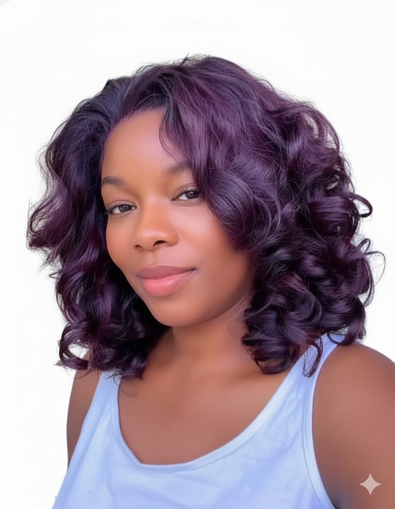 Perruque Wavy 5X5 HD vietnamien