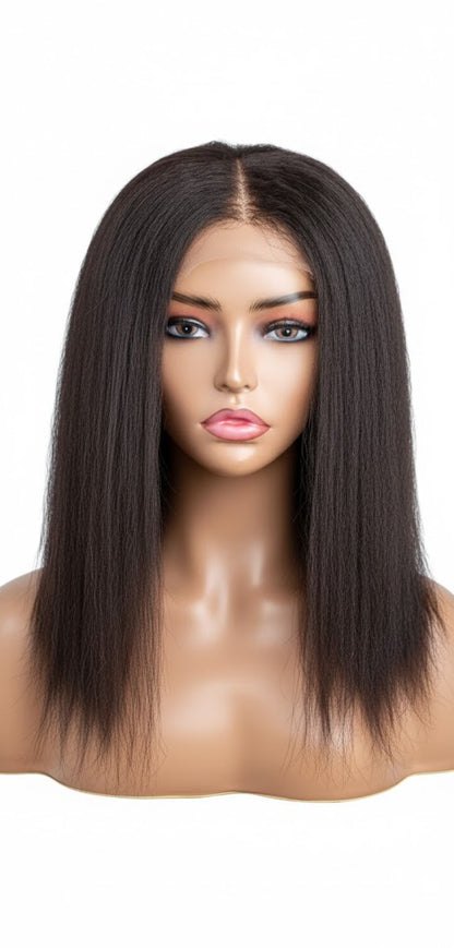 Perruque frontal HD Cheveux Africains